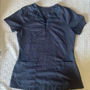 Dark gray Grey’s Anatomy scrub top